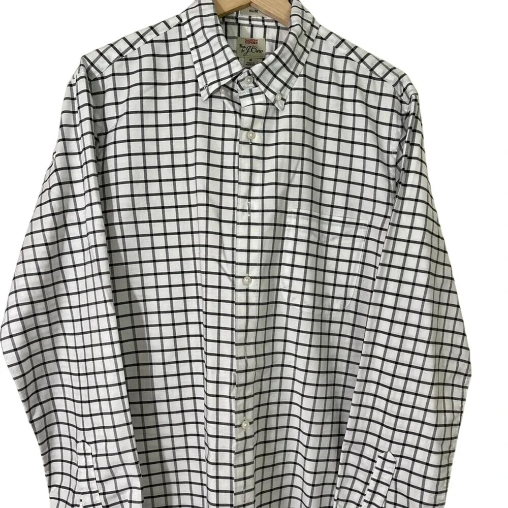 J Crew All Cotton‎ Oxford Long Sleeve Size Medium